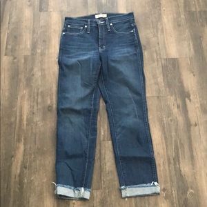 Madewell slim straight jeans